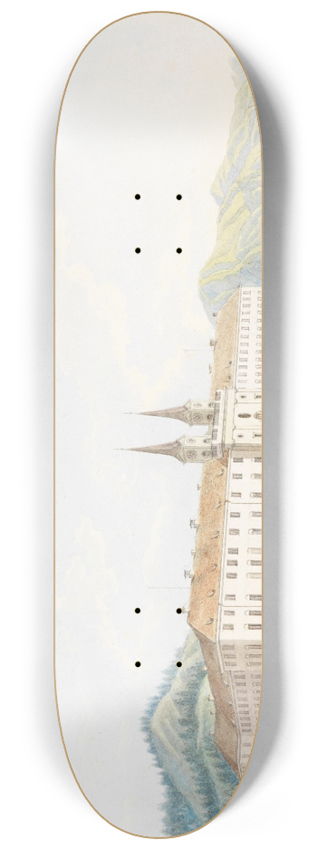 Heinrich Adam - Schloss Tegernsee 8.25 inch art skate deck