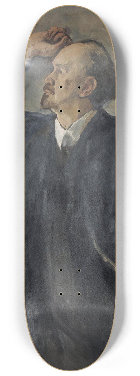 Heinrich Altherr - Portrait of the Musician Hermann Suter 8.25 inch art skate deck