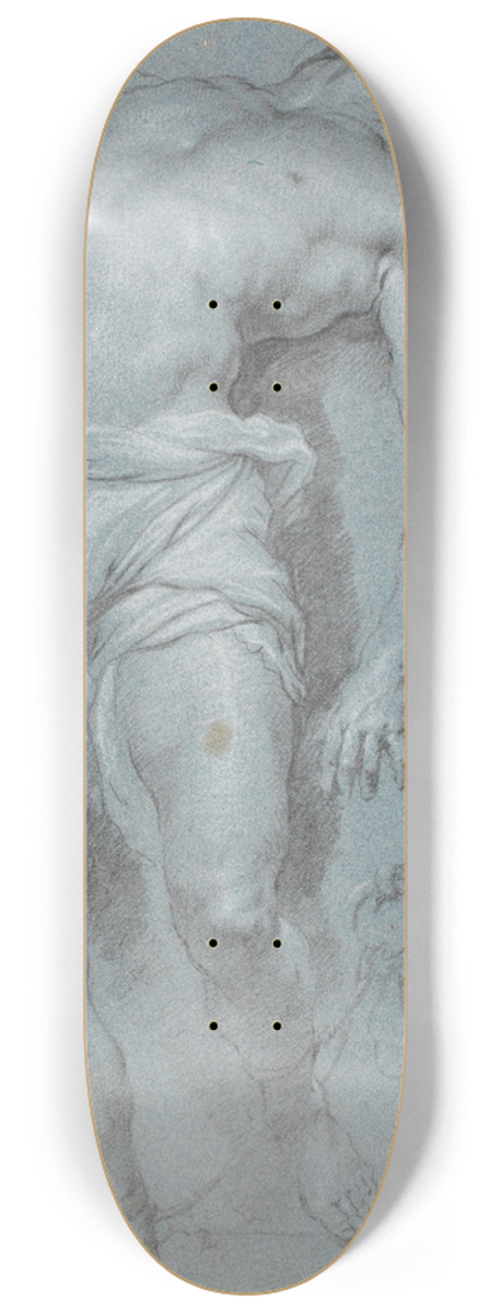 Heinrich Dittmers - Tilbagelnet, stende mandlig model_lnket til et alter 8.25 inch art skate deck