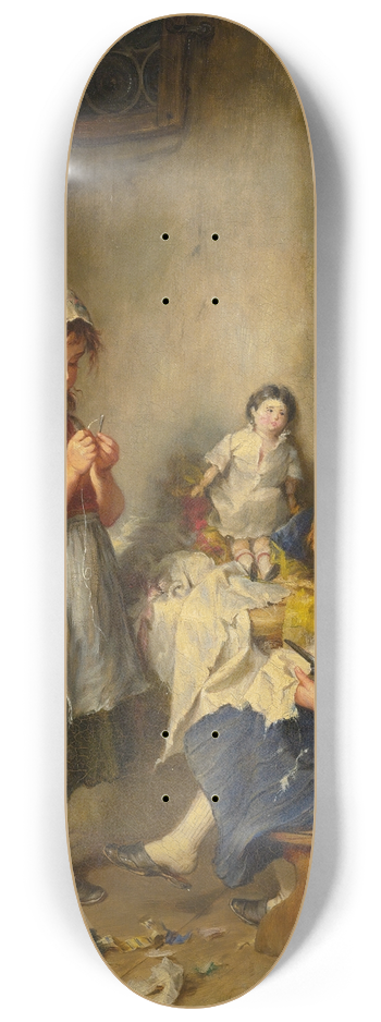 Heinrich Hirt - The Little Seamstress 8.25 inch art skate deck