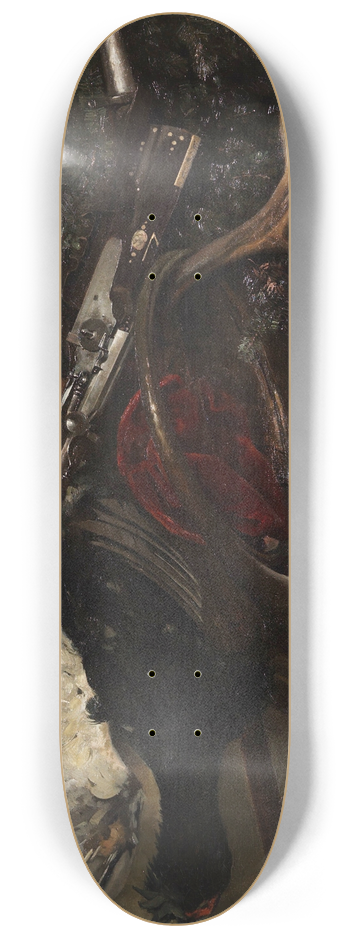 Heinrich Kley - Jagdstillleben 8.25 inch art skate deck