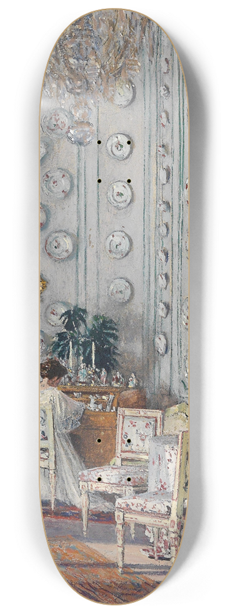 Heinrich Tomec - Grfin Gisela Kinsky im Porzellanzimmer 8.25 inch art skate deck