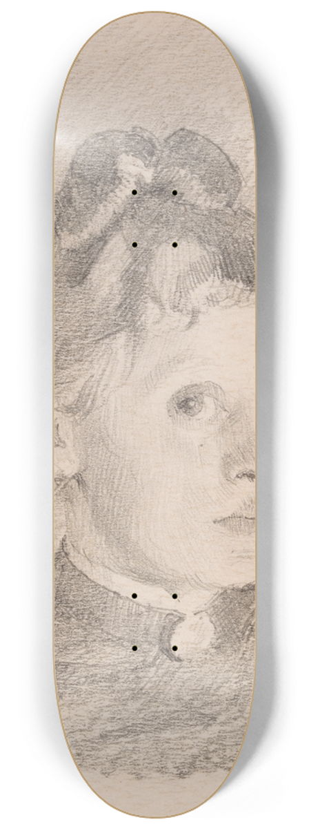 Helene Schjerfbeck - Self-Portrait 8.25 inch art skate deck