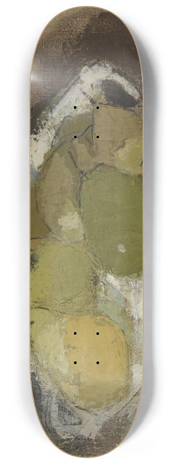 Helene Schjerfbeck - Still Life in Green 8.25 inch art skate deck