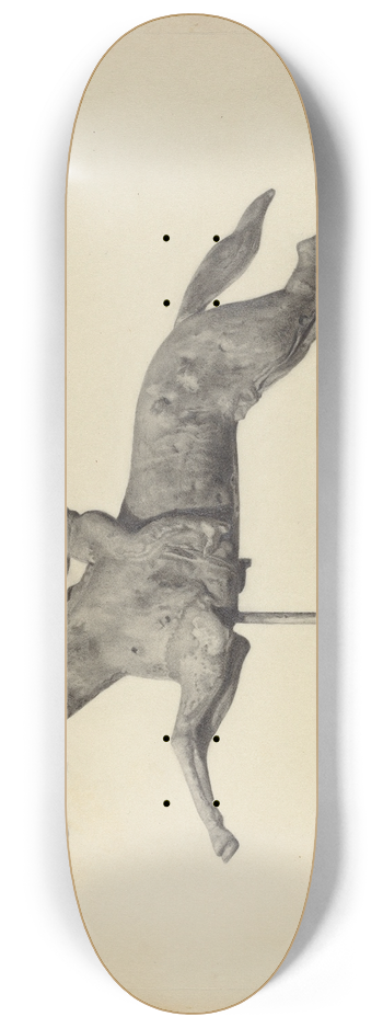 Helen Hobart - Horse and Rider Weather Vane 8.25 inch art skate deck