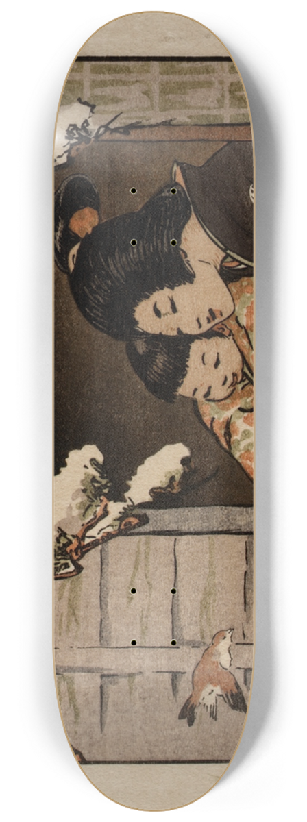 Helen Hyde - My Neighbors 8.25 inch art skate deck