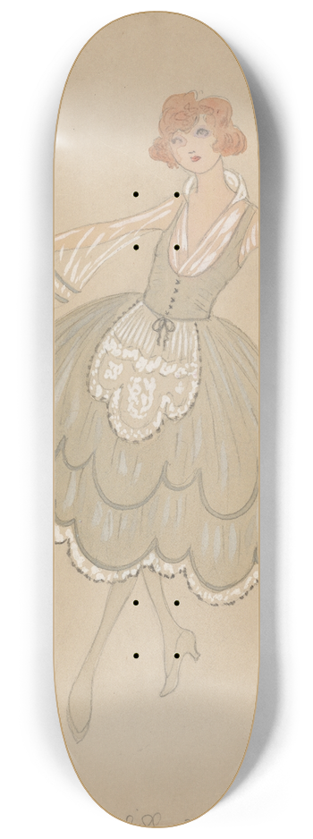 Helen Marguerite O'Kane - Street Scene Dance-Miss Sewell 8.25 inch art skate deck