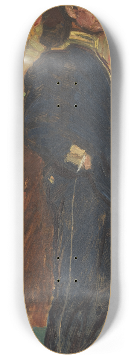 Helmer Osslund - he Cadet. Portrait Study 8.25 inch art skate deck