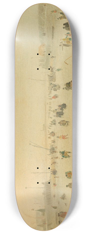 Hendrick Avercamp - A Scene on the Ice 8.25 inch art skate deck