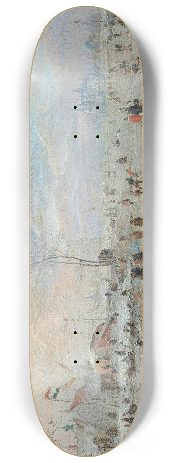 Hendrick Avercamp - Enjoying the Ice 8.25 inch art skate deck