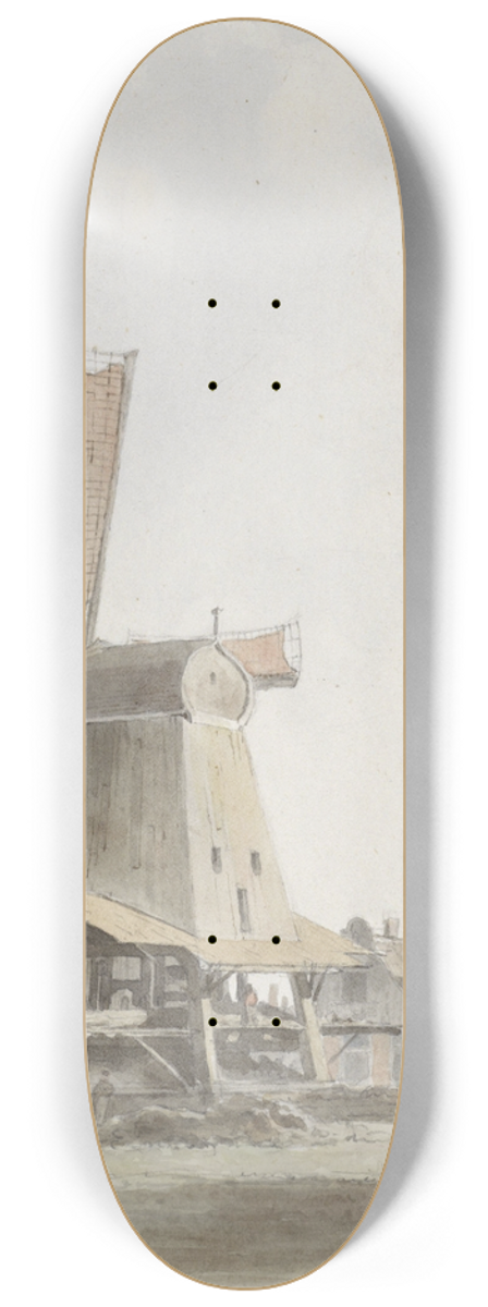 Hendrik Abraham Klinkhamer - Houtzaagmolen 8.25 inch art skate deck