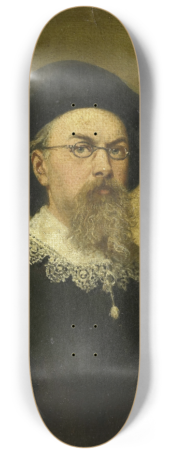 Hendrik Hollander - Self Portrait 8.25 inch art skate deck