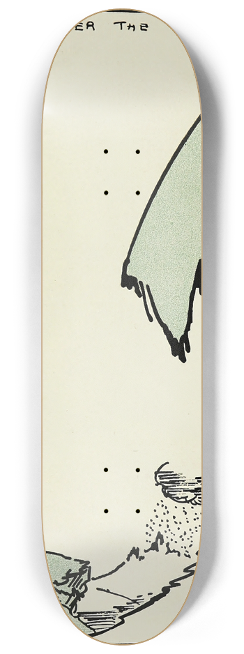 Hendrik Willem Van Loon - Gradually however the earth grew cold 8.25 inch art skate deck