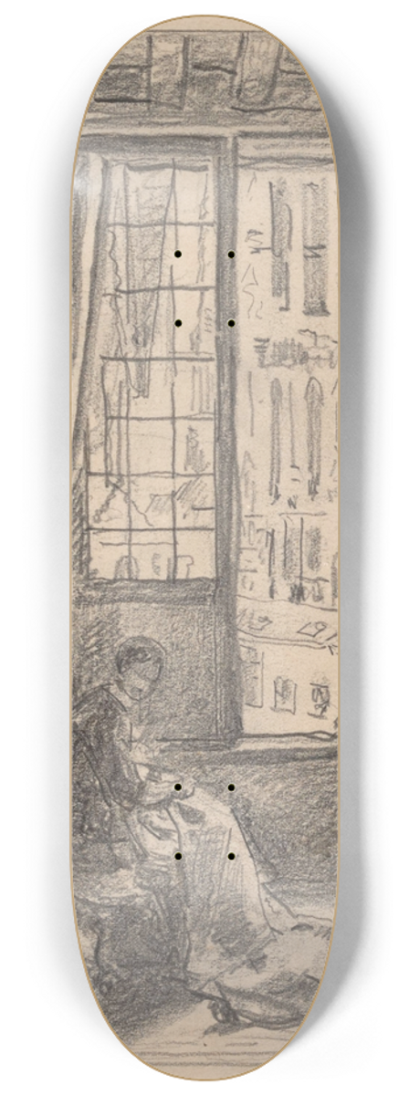 Henri de Braekeleer - The Carillon 8.25 inch art skate deck