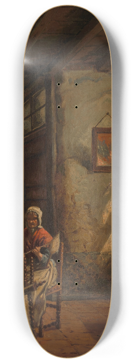 Henri de Braekeleer - The Spinner 8.25 inch art skate deck