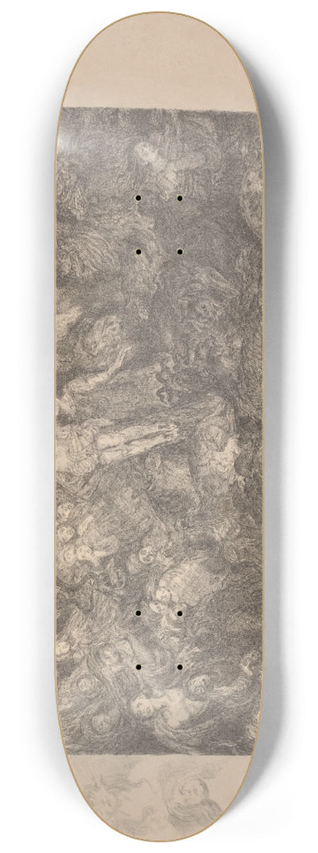 Henri de Groux - Christus aan het kruis 8.25 inch art skate deck