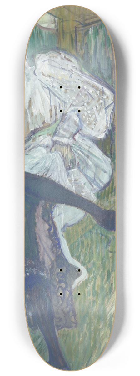 Henri de Toulouse-Lautrec - Jane Avril Dancing 8.25 inch art skate deck
