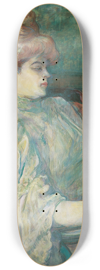 Henri de Toulouse-Lautrec - Madame Marthe XBordeaux 8.25 inch art skate deck