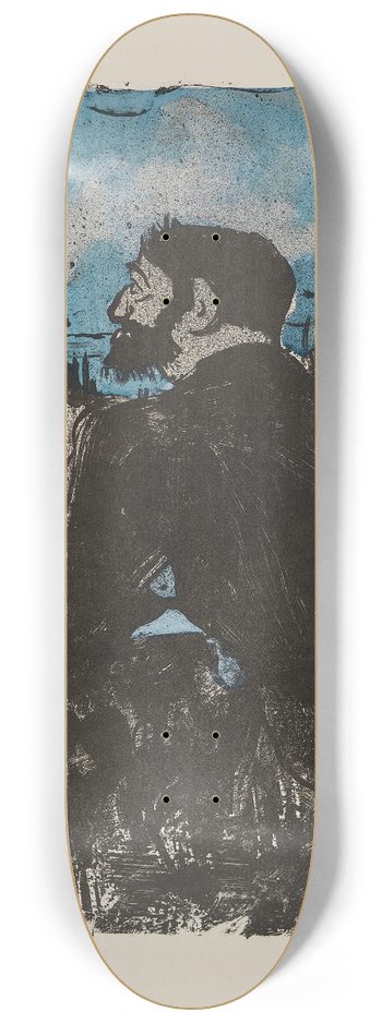 Henri de Toulouse-Lautrec - Nuit Blanche 8.25 inch art skate deck
