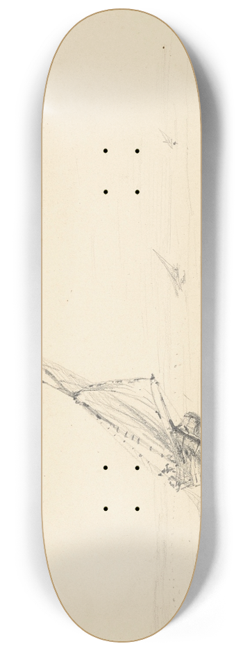 Henri de Toulouse-Lautrec - Voiliers 8.25 inch art skate deck