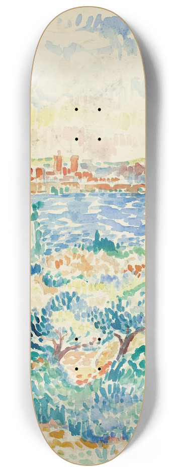 Henri-Edmond Cross - Antibes 8.25 inch art skate deck