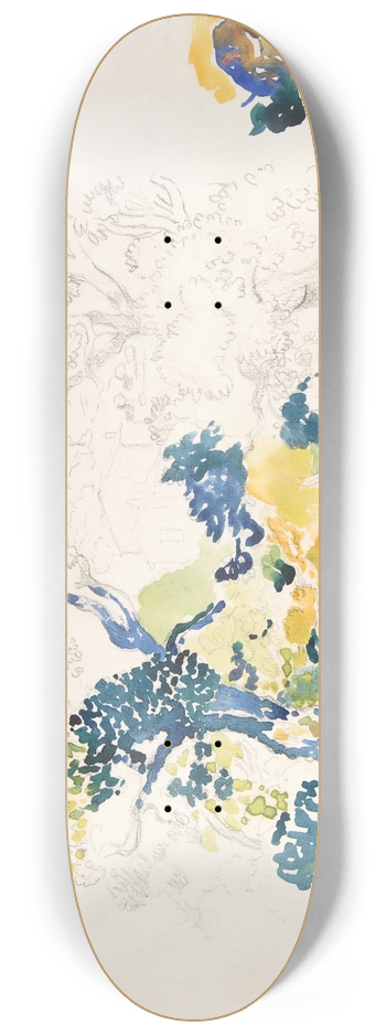 Henri-Edmond Cross - Landscape 8.25 inch art skate deck
