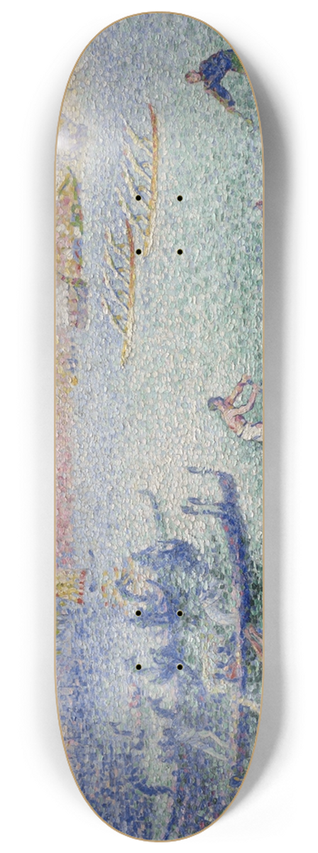 Henri-Edmond Cross - Regatta in Venice 8.25 inch art skate deck