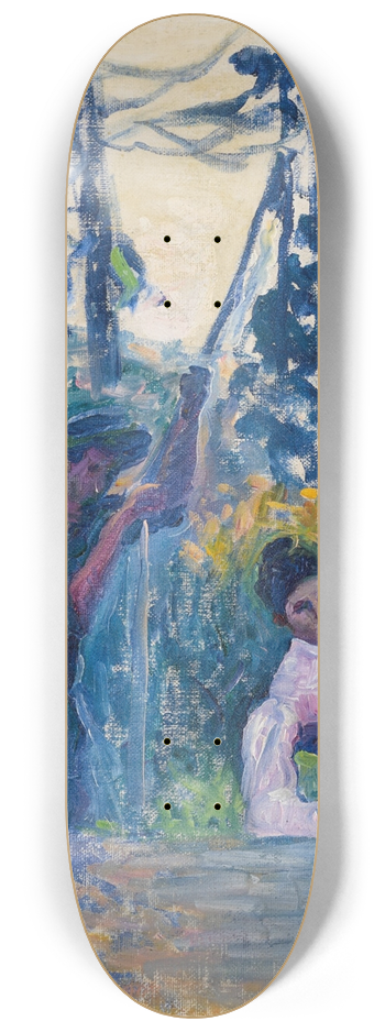 Henri-Edmond Cross - tude pour Jardin en Provence 8.25 inch art skate deck