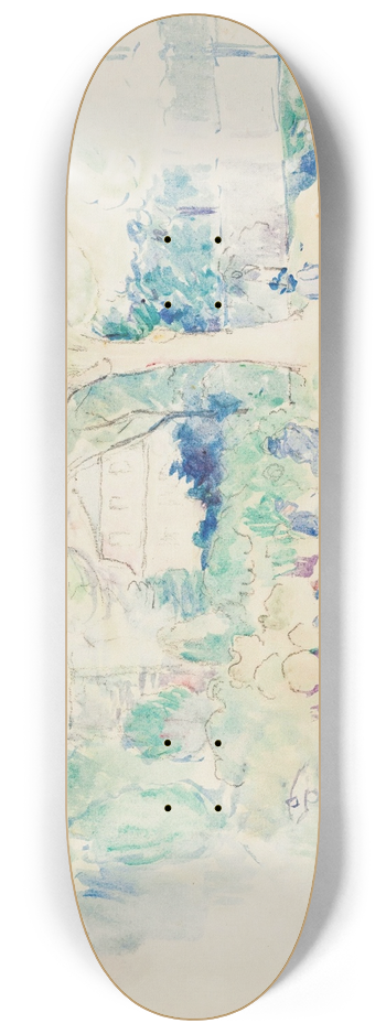 Henri-Edmond Cross - tude Pour Le Ranelagh 8.25 inch art skate deck