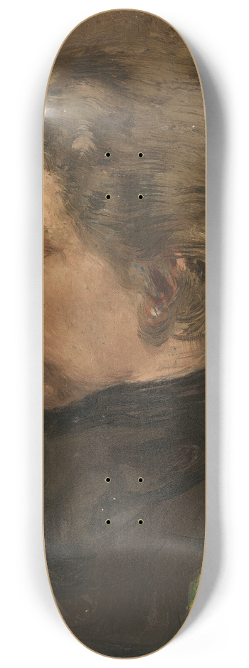 Henri Evenepoel - Portrait with Green Chair 8.25 inch art skate deck