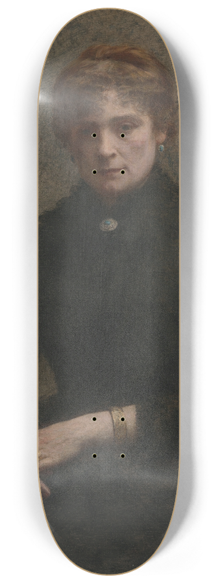 Henri Fantin-Latour - Portrait of a Woman 8.25 inch art skate deck