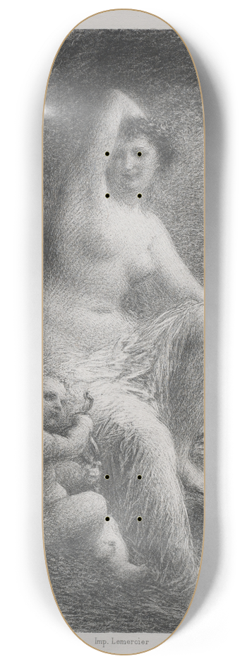 Henri Fantin-Latour - Venus and Cupid 8.25 inch art skate deck