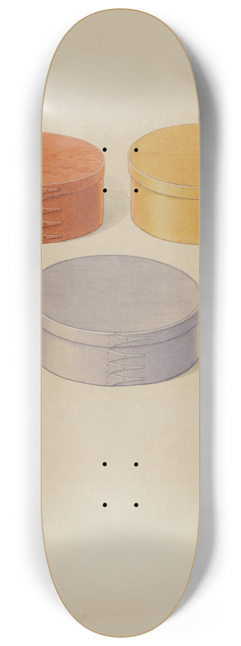 Alfred H. Smith - Oval Boxes 8.25 inch art skate deck