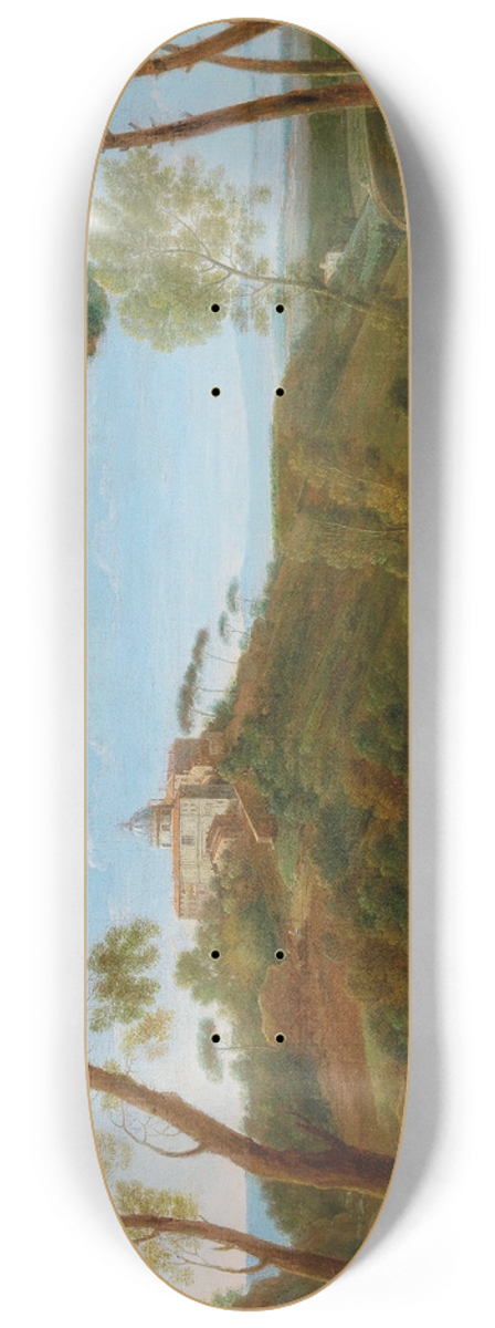 Henrik Frans van Lint - Castel Gandolfo 8.25 inch art skate deck