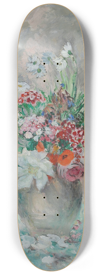Henri Lebasque - Fleurs dans un vase 8.25 inch art skate deck