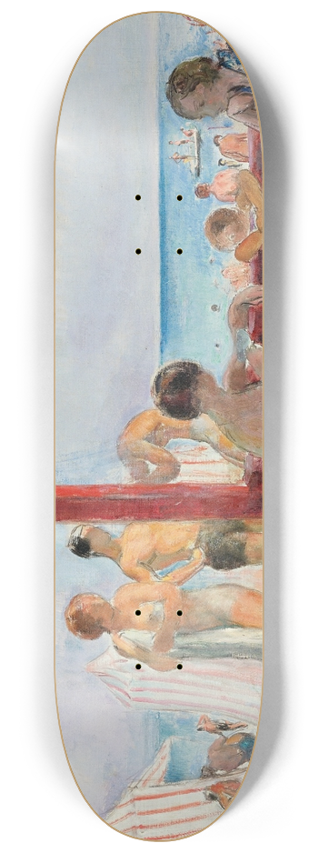Henri Lebasque - Le Bar Sur La Plage 8.25 inch art skate deck
