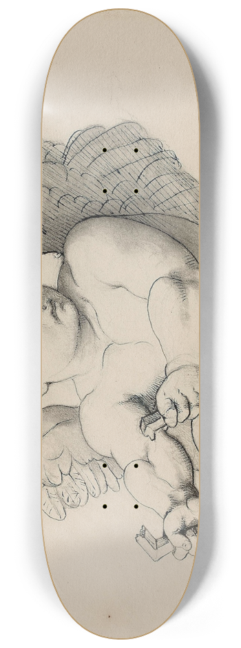 Henri Lehmann - Amour jaloux 8.25 inch art skate deck