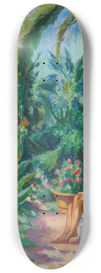 Henri Manguin - Odette dans le jardin de lOustalet 8.25 inch art skate deck