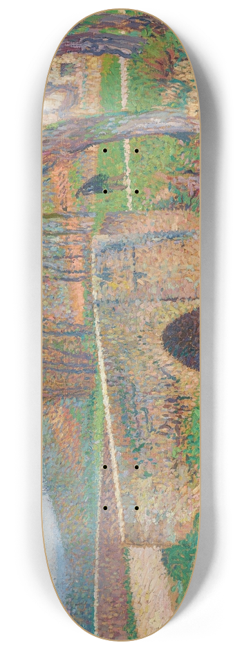 Henri Martin - Le pont, temps gris 8.25 inch art skate deck