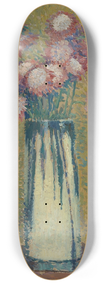 Henri Martin - Vase de fleurs 8.25 inch art skate deck