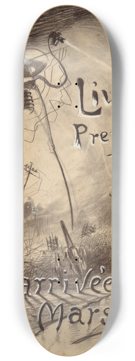 Henrique Alvim Corra - Livre Premier; Larrive des Martiens 8.25 inch art skate deck