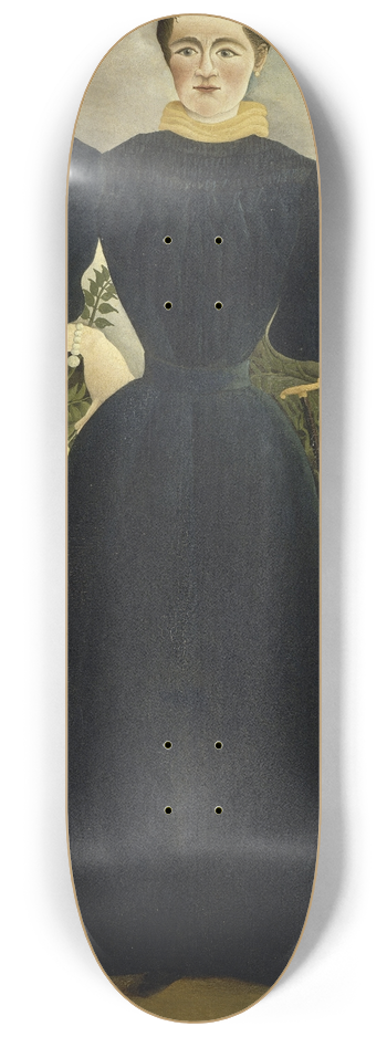 Henri Rousseau - Portrait of Madame M; 8.25 inch art skate deck
