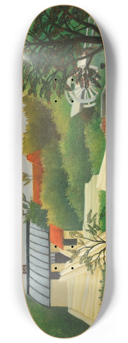 Henri Rousseau - Scierie aux environs de Pari 8.25 inch art skate deck