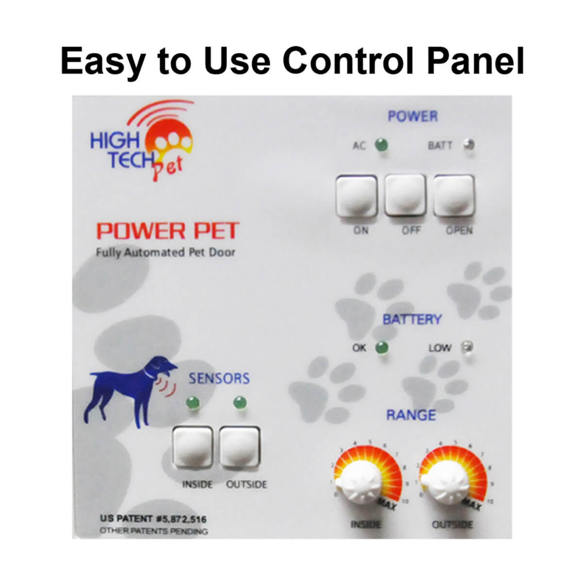 High Tech Dog Doors Electronic Doggy Door