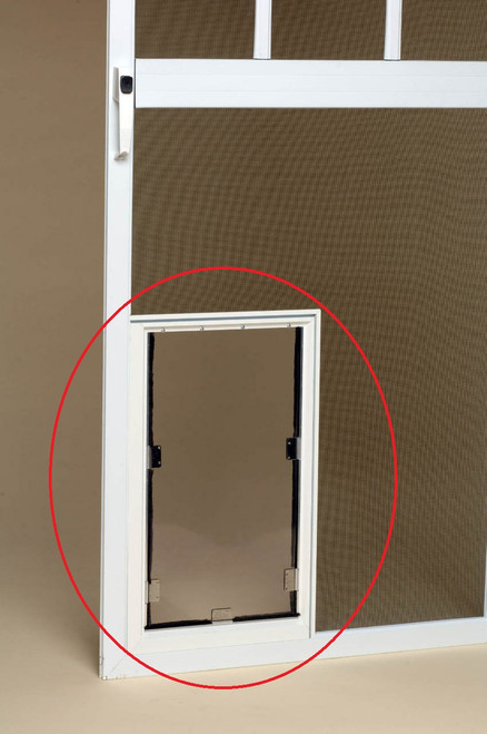 Hale Screen Pet Doors are strong enough for use with large dogs 