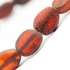Baltic Amber Bracelet for Adults - Unpolished dark cherry olives