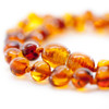 Polished Cognac Amber Necklace