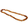 Polished Cognac Amber Necklace