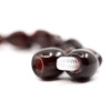 Amber necklace - polished dark cherry beans