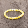 Baltic Amber Bracelet for Adults - RAW Milk baroque